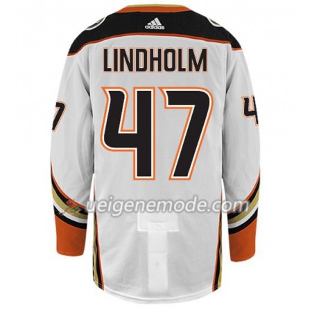 Herren Eishockey Anaheim Ducks Trikot HAMPUS LINDHOLM 47 Adidas Weiß Authentic